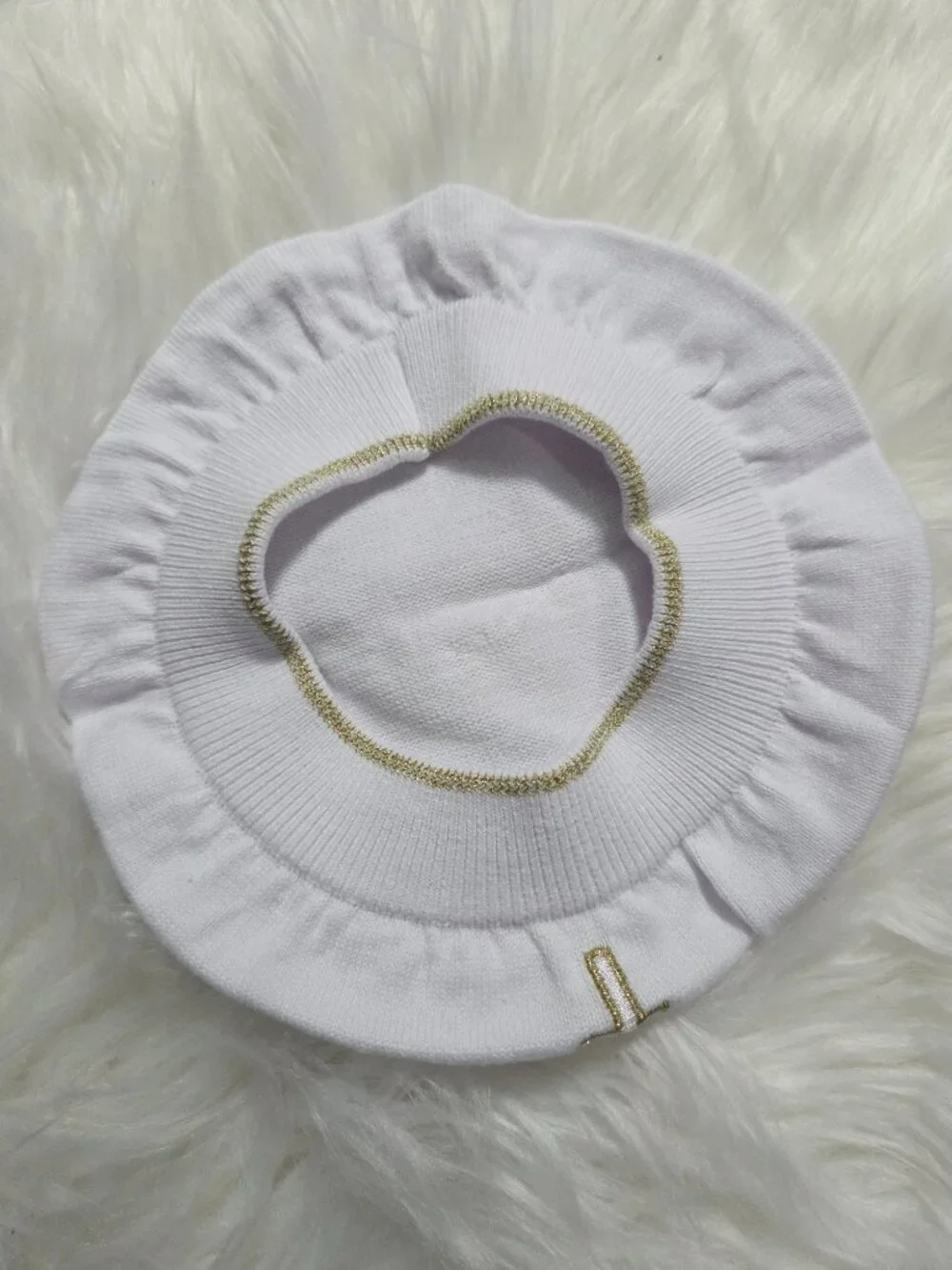Baptism Hat with Cross